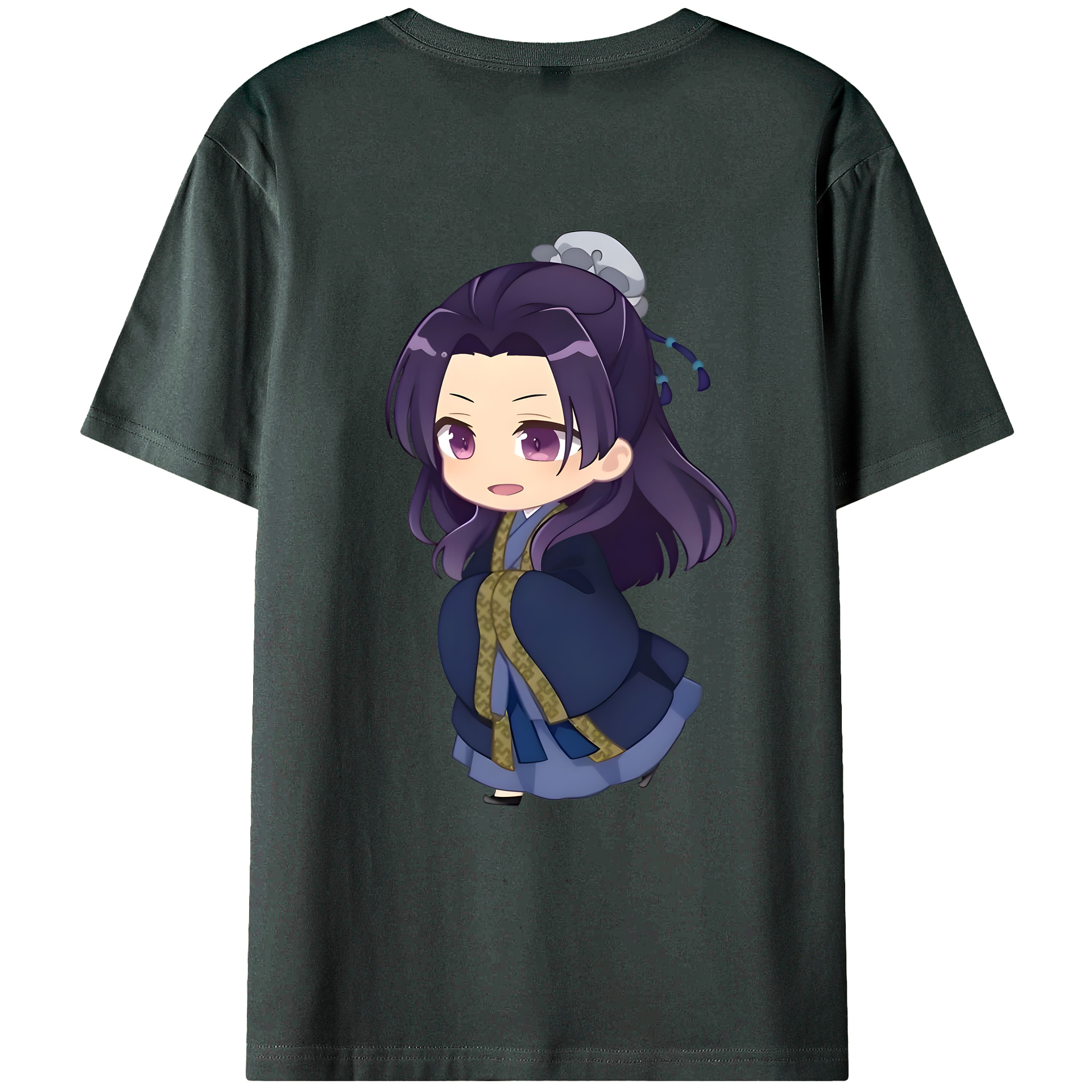 （画像用） 薬屋のひとりごと The Apothecary Diaries 綿100％ メンズ半袖Tシャツ（バックプリント） 通気性